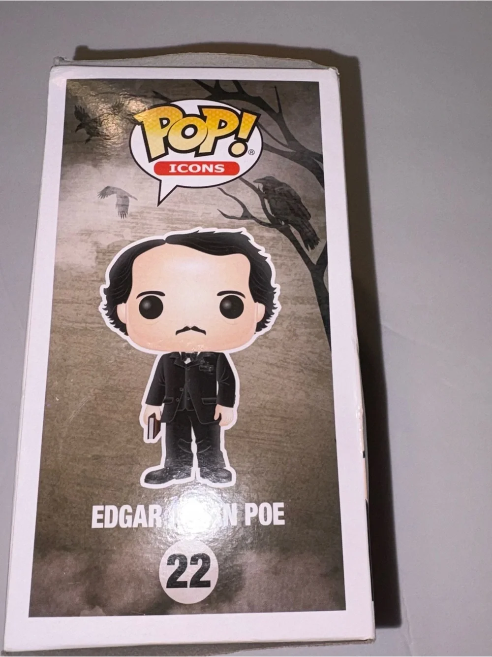 Funko Edgar Allan Poe Black and Cream Vinyl Figure - Limited Edition